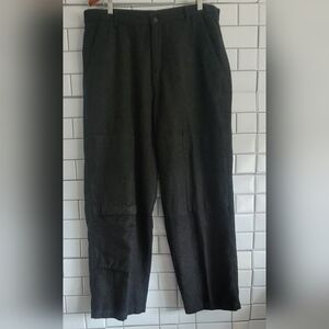 G.J. Guess Usa Jeans Style # M0499036 Mens Fark Gray Acrylic Wool Pants Cargo